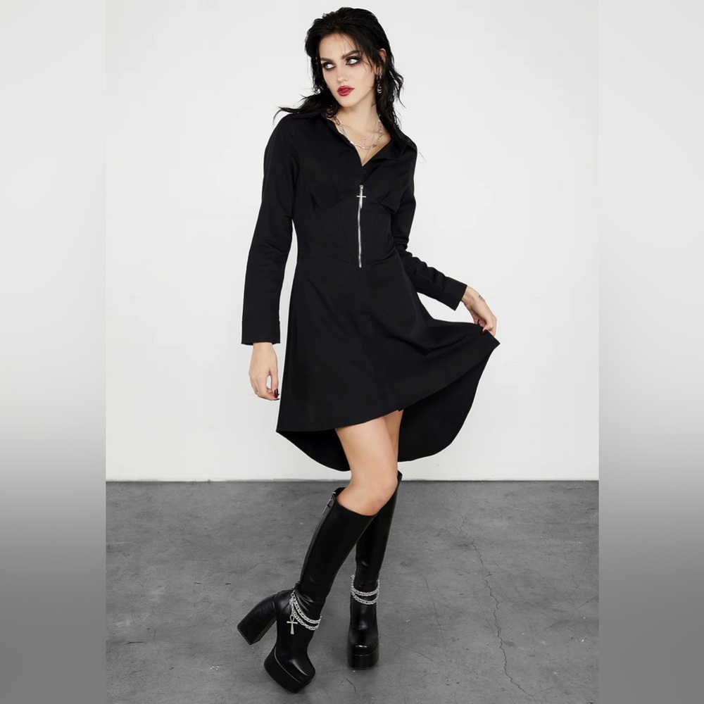 Disturbia • Bullet Corset Shirt Dress